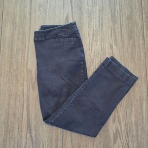 Ann Taylor Factory Womens Blue Ankle Pants Size 14 Dark Wash Stretch‎ Trousers